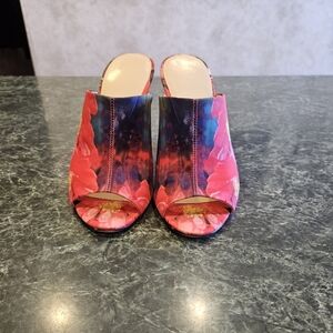 Nine West Sz 7 Floral Sandals